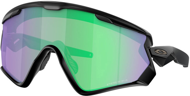 Oakley Wind Jacket 2.0 Sportbrille - matte black/prizm road jade