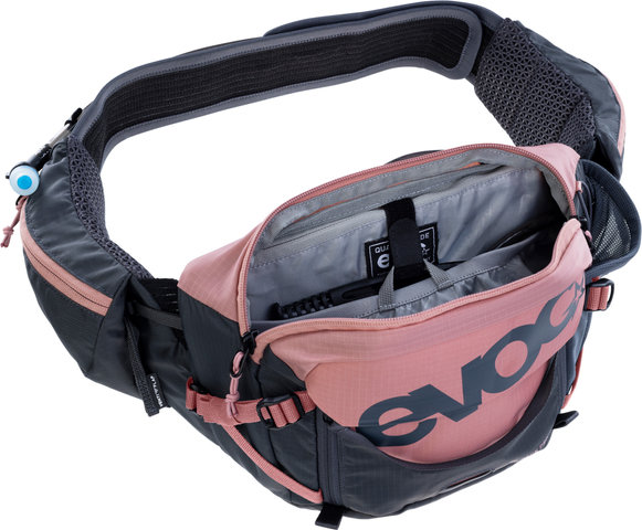 evoc Riñonera Hip Pack Pro 3 + Vejiga de hidratación 1,5 L - dusty pink/3 litros