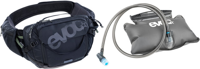 evoc Riñonera Hip Pack Pro 3 + Vejiga de hidratación 1,5 L - black/3 litros