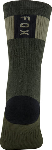 Fox Head 8" Defend Winter Socks - 2024 Model - olive green/39-43