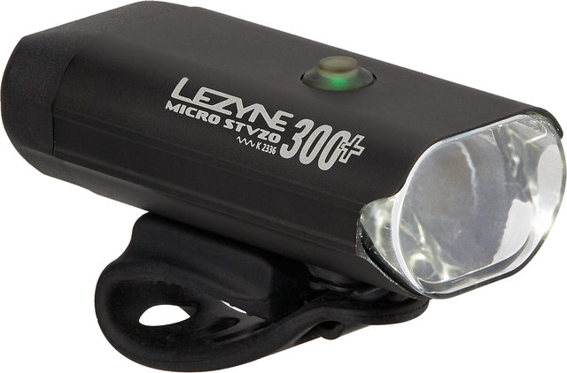 Lezyne Micro 300+ LED Frontlicht mit StVZO-Zulassung - satinschwarz/300 Lumen