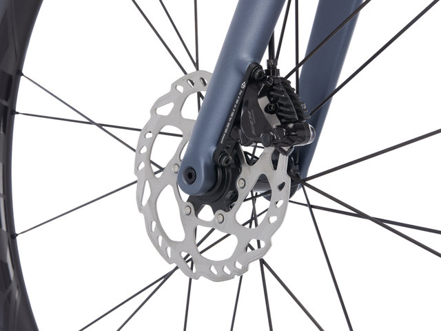 Look 785 Huez Disc 105 Di2 R38D Carbon Road Bike - metallic grey blue satin/M
