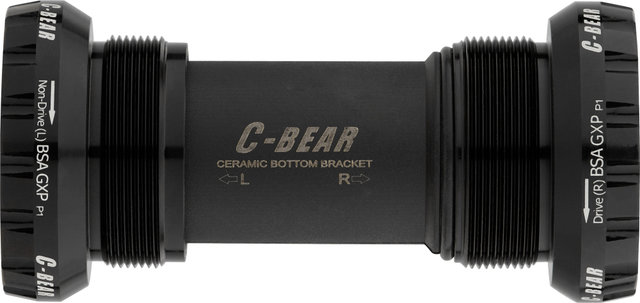 C-BEAR Boîtier de Pédalier BSA SRAM GXP MTB - noir/BSA