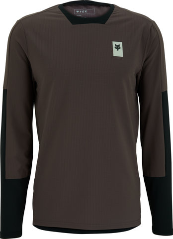 Fox Lady Defend Radtrikot Langarm - Thermo Dark Purple Gr. M Für Damen