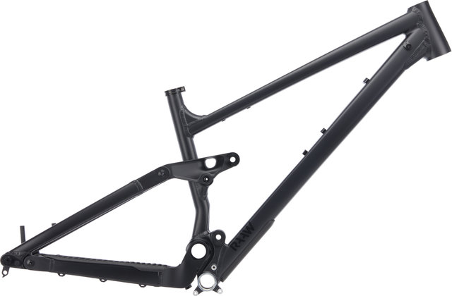 RAAW Mountain Bikes Kit de cuadro Jibb 29" con Fox DHX2 2POS Factory - matt black/M, 500 lbs