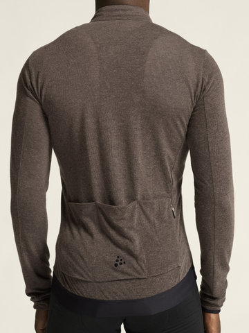 Craft Maillot Core Bike Essence Wool L/S - prune | S