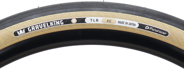Panaracer GravelKing R TLR 28" Faltreifen - black-amber/28 "/45-622/45 mm