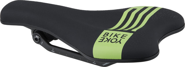 BikeYoke Sagma Carbon Sattel - lime/130 mm