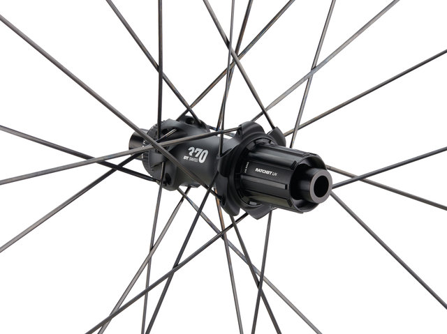 DT Swiss A 1800 SPLINE 30 Disc Center Lock 28" Laufradsatz - schwarz/28" Satz (VR 12x100 + HR 12x142) Shimano