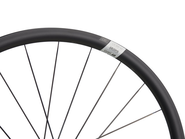 DT Swiss Set de Roues A 1800 SPLINE 30 Disc Center Lock 28" - noir/Set de 28" (avant 12x100 + arrière 12x142) Shimano