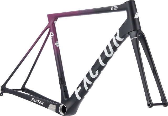 Factor O2 Disc Carbon Frameset - midnight pink/54 cm