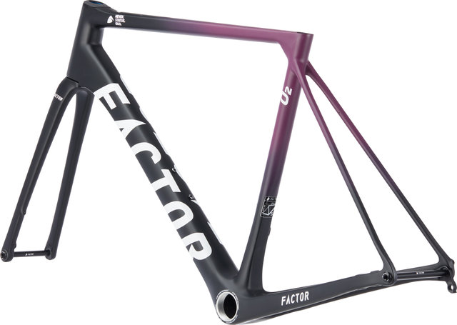 Factor O2 Disc Carbon Rahmenkit - midnight pink/54 cm