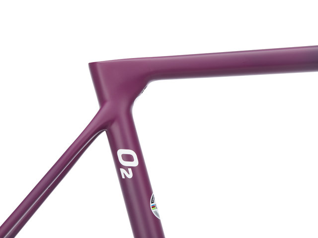 O2 Disc Carbon Rahmenkit - midnight pink/54 cm