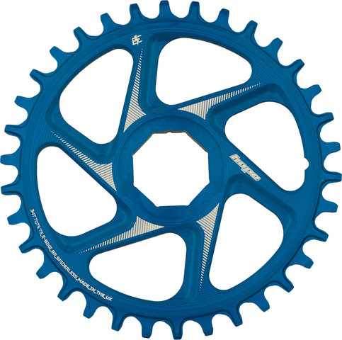 Hope R22 Spiderless Direct Mount E-Bike Chainring for Brose - blue/34 tooth