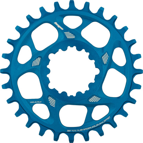 Hope R22 Spiderless SRAM Direct Mount Kettenblatt - blue/28 Zähne