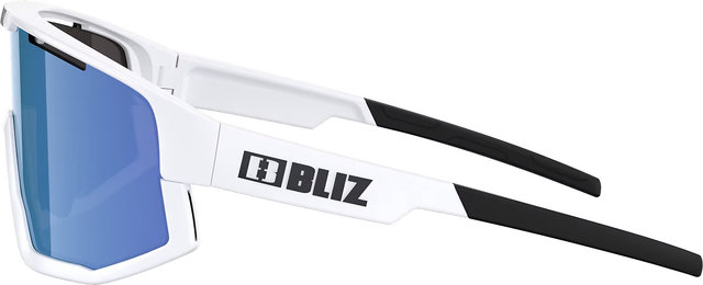 Bliz Lunettes de sport Fusion Small - matte white/brown-blue