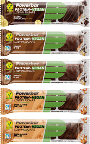 Powerbar Protein Plus Low Sugar Vegan Bar - 5 Pieces - mixed