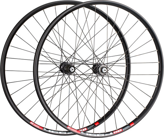 bc basic Mountain XT Disc Center Lock 26" Laufradsatz - schwarz | Shimano MTB | 135 mm | 100 mm | 26" | 100 mm | Shimano MTB | 100 mm | 135 mm | Non Boost | Non Boost