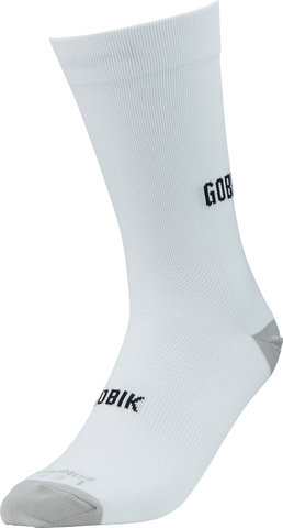 GOBIK Iro 2.0 Socks - white logo/43 - 46