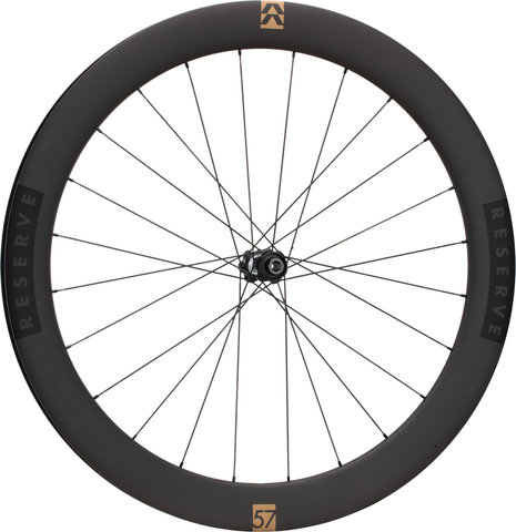 Reserve 57|64 Turbulent Aero|DT 350 Carbon Disc Center-Lock 28" wheelset - black | Non Boost | 142 mm | Non Boost | 28" | SRAM XDR | 100 mm