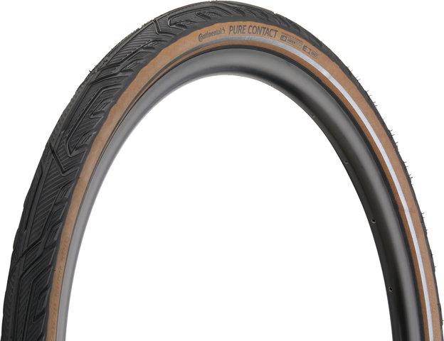 Continental Pure Contact 28" pneu souple - schwarz-braun-reflex/28 /47 /47-622/1.75 