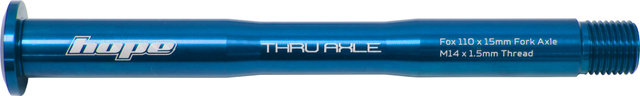 Hope Thru axle for Fox Racing Shox - blue/110 mm