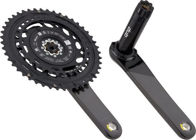 SRAM Juego de bielas Force D2 AXS DUB DM 2x12 velocidades Carbon Powermeter - iridescent/175,0 mm 33-46