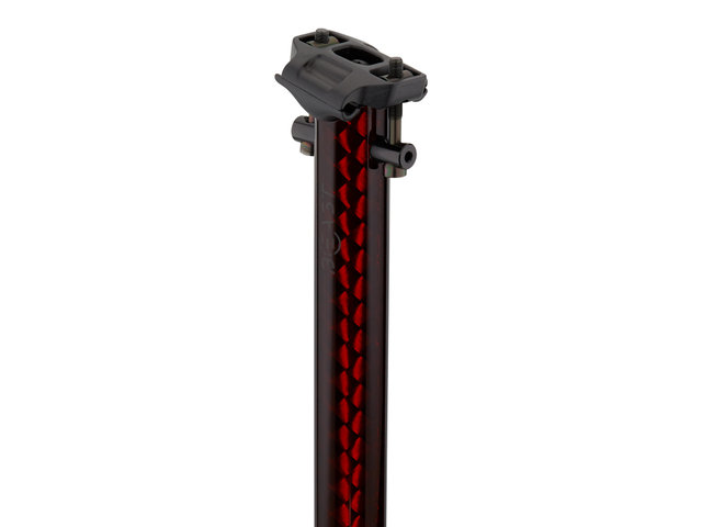 Seatpost - carbon-red/31.6 mm / 350 mm / SB 0 mm