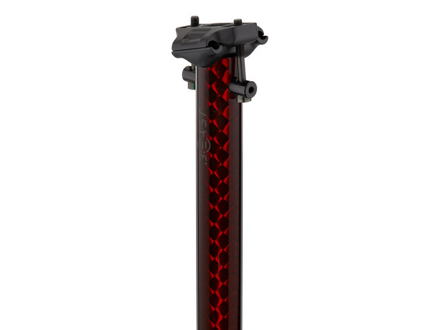 Seatpost - carbon-red/31.6 mm / 350 mm / SB 0 mm