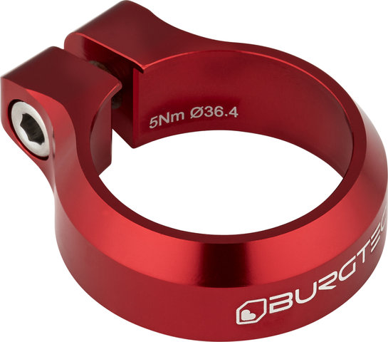 Burgtec Sattelklemme - race red/36,4 mm