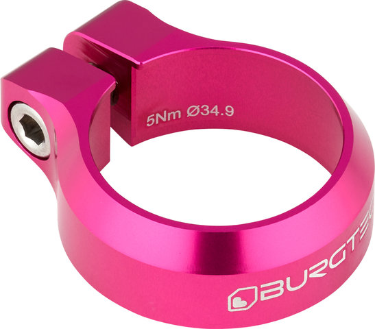 Burgtec Abrazadera de sillín - toxic barbie/34,9 mm