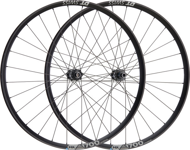 DT Swiss HX 1700 SPLINE 29" 30 Boost Center Lock Disc Hybrid Wheelset - black/29" set (front 15x110 Boost + rear 12x148 Boost) SRAM XD