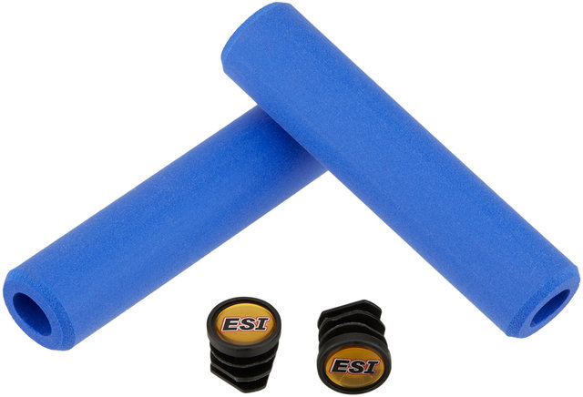 Chunky Silicone Handlebar Grips - blue/130 mm