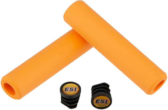 Chunky Silicone Handlebar Grips - orange/130 mm