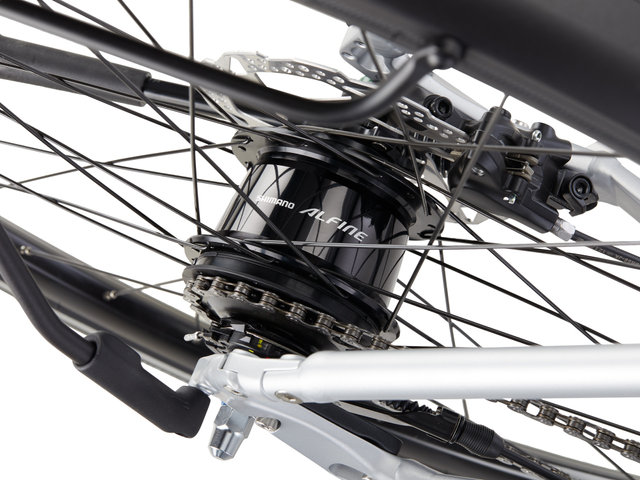 Modell 1.2 Damen Fahrrad - weißaluminium/S