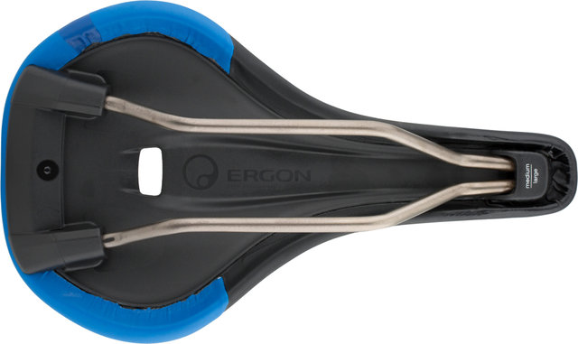 Ergon SM Pro Men's Saddle - stealth-midsummer blue/M/L