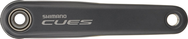 Shimano CUES Kurbelgarnitur FC-U6000-2 mit Kettenschutzring - schwarz/175,0 mm 30-46