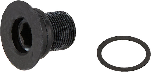 Shimano CUES Kurbelgarnitur FC-U6000-2 mit Kettenschutzring - schwarz/175,0 mm 30-46