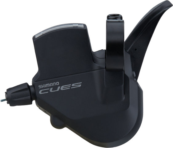 SHIMANO CUES SL-U4000-L 2-Speed Left Shifter – Rapidfire Plus Mono With Optical Gear Display, Black