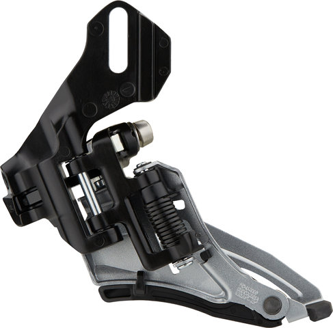 Shimano CUES FD-U4000 2-/9-/10-speed Front Derailleur - silver/direct mount / side-swing / front-pull