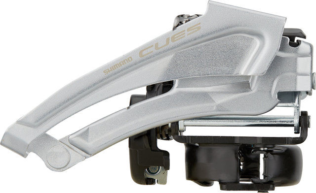 Shimano CUES FD-U4010 2-/9-speed Front Derailleur - silver/low clamp / top-swing / dual-pull
