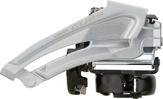 Shimano Dérailleur Avant CUES FD-U4010 2/9 vitesses - argenté/Low Clamp / Top-Swing / Dual-Pull