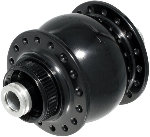 SON 28 12 Disc Center Lock Dynamo Hub - black/32 hole