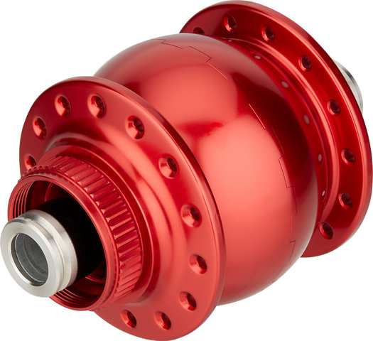 SON 28 12 Disc Center Lock Dynamo Hub - red/28 hole