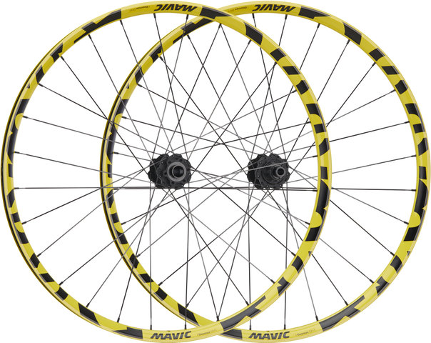 Mavic Set de Roues Deemax DH Yellow Limited Edition Disc 6 trous 29" Boost - jaune/Set de 29" (avant 20x110 Boost + arrière 12x148 Boost) SRAM XD