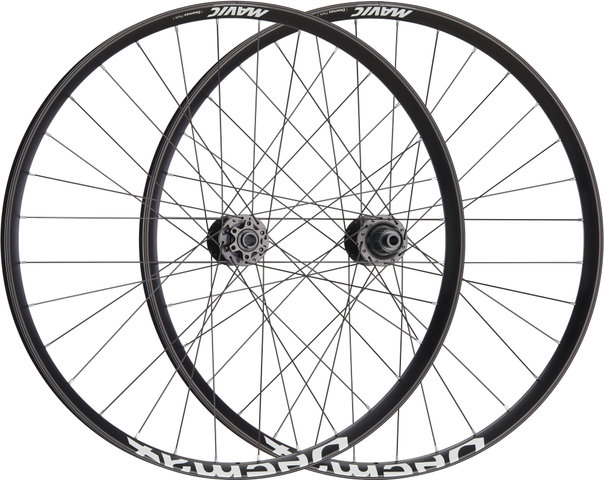 Mavic Set de Roues Deemax Park Disc 6 trous 29" Super Boost - noir/Set 29" (avant 15x110 Boost + arrière 12x157 Super Boost) Shimano