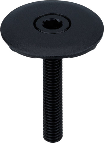 Modell 1 Aheadkappe + Schraube im Set - Werkstattverpackung - schwarz-matt/1 1/8"