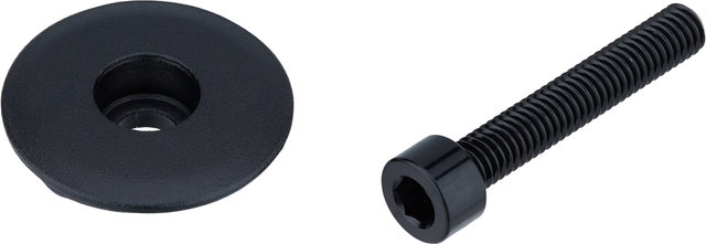Modell 1 Aheadkappe + Schraube im Set - Werkstattverpackung - schwarz-matt/1 1/8"
