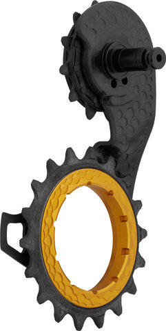 absoluteBLACK HOLLOWcage Carbon Ceramic Oversized Schalträdchen-System Shimano 8150 - gold/universal