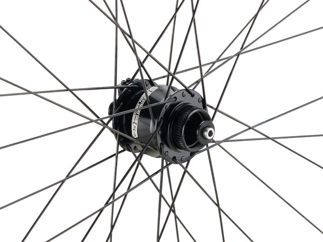 Gravel 1 Disc Center Lock 28" Laufrad - Werkstattverpackung - schwarz/28" VR Nabendynamo Shutter Precision